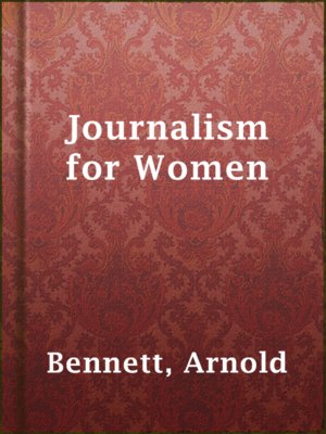 cover image of Journalism for Women